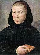 CAROTO, Giovanni Francesco Portrait of a Young Benedictine g painting